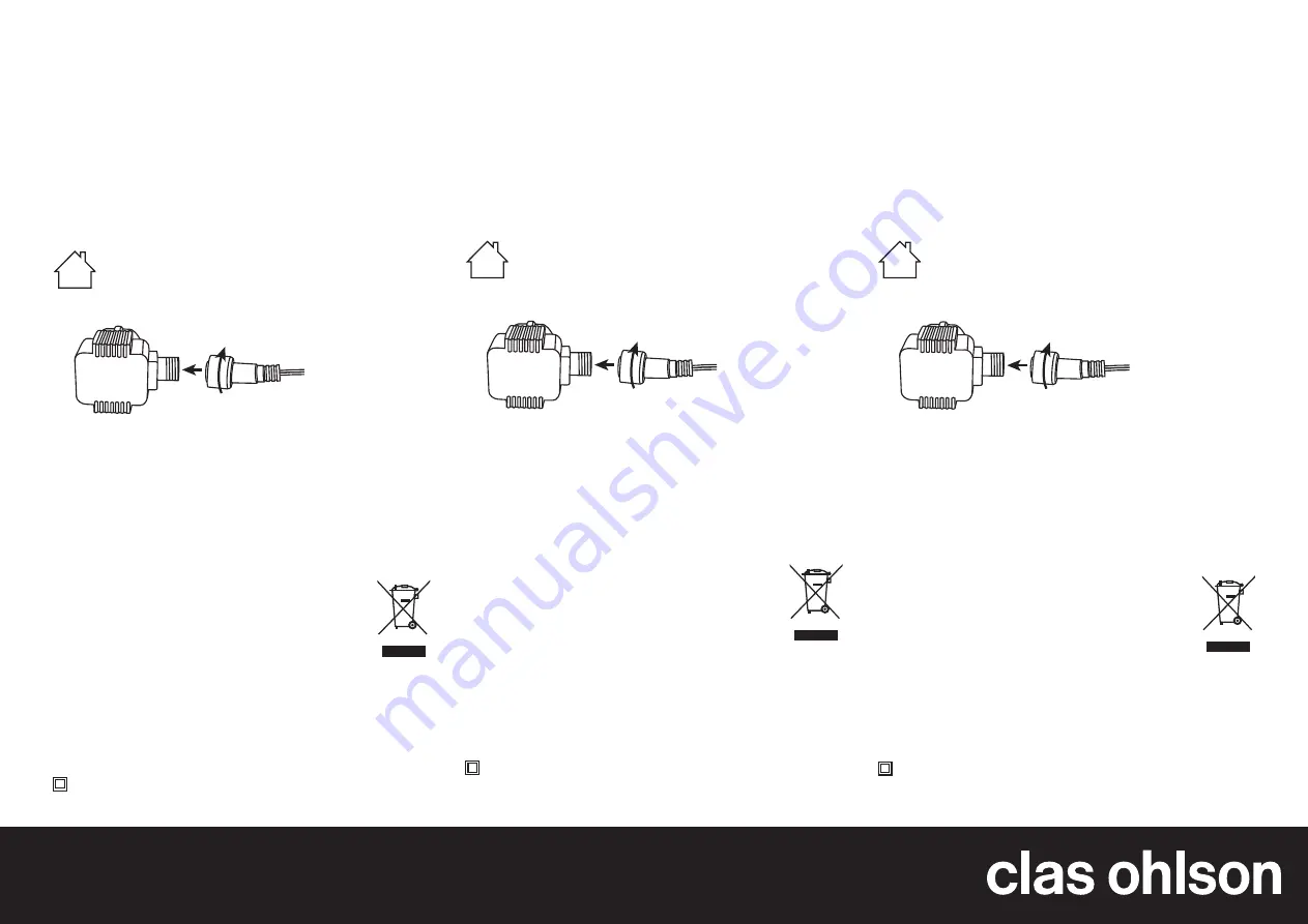 Clas Ohlson 18-3648 Quick Start Manual Download Page 1