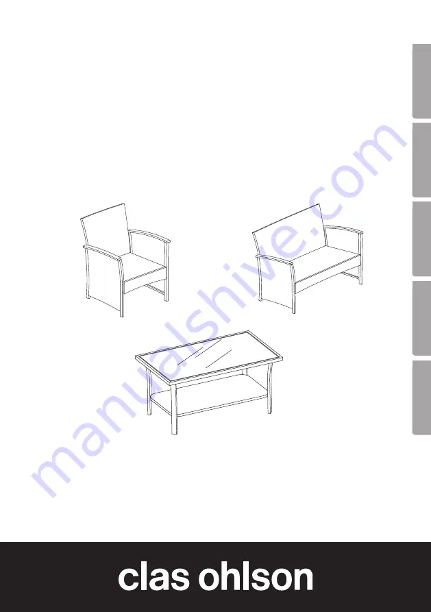 Clas Ohlson 31-1754 Assembly Instructions Manual Download Page 1