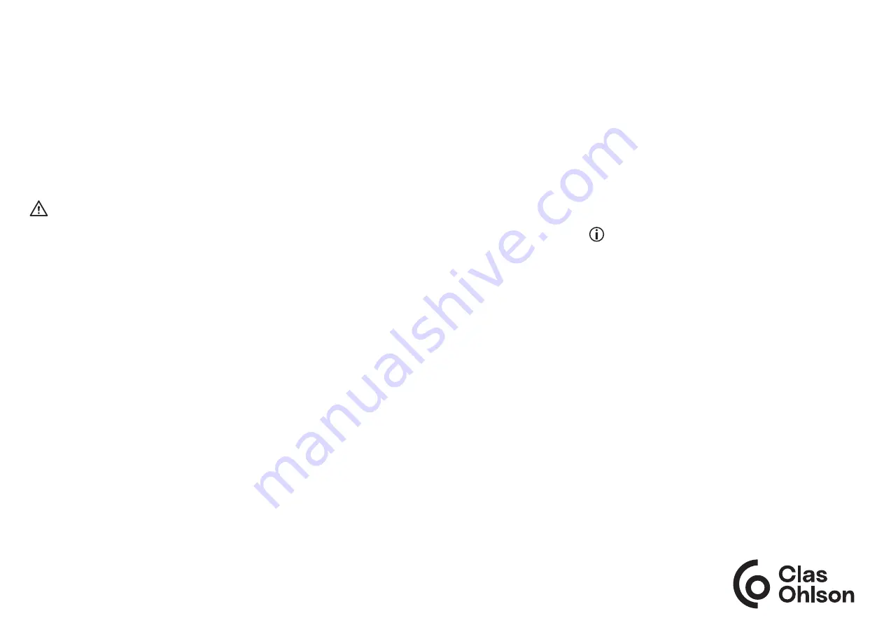 Clas Ohlson 31-6557-1 Quick Manual Download Page 1