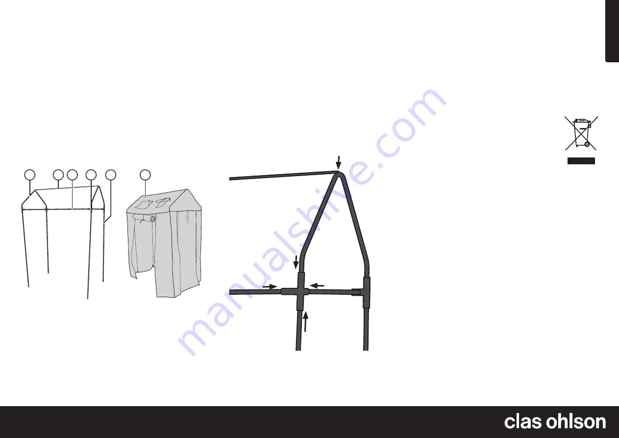 Clas Ohlson 31-9187 Assembly Manual Download Page 1