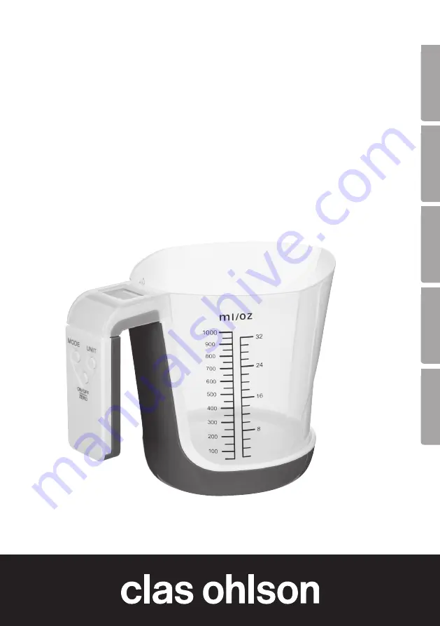 Clas Ohlson 34-2161 Instruction Download Page 1