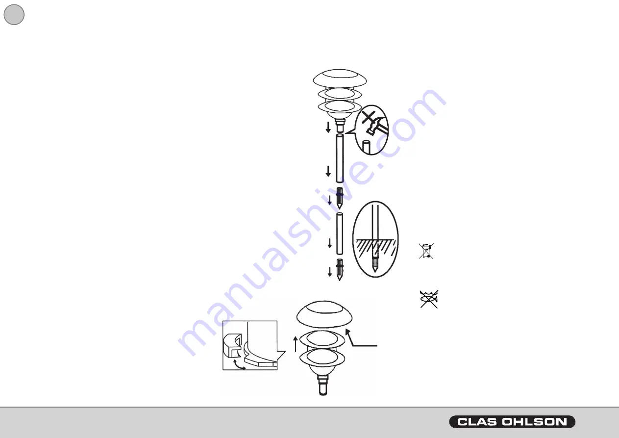 Clas Ohlson 36-1866 Instruction Manual Download Page 1