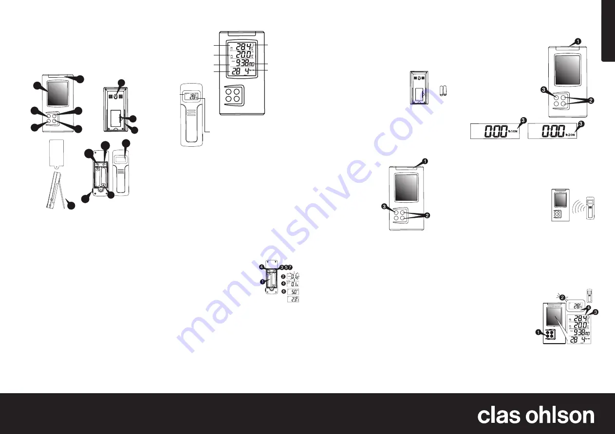 Clas Ohlson 36-2953 Instruction Manual Download Page 1