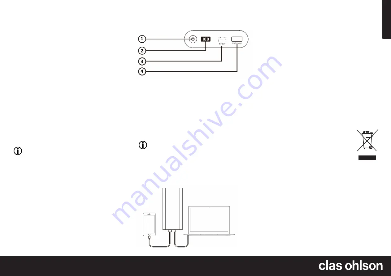 Clas Ohlson 38-9867 Quick Start Manual Download Page 2