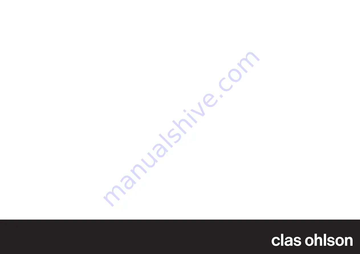 Clas Ohlson 44-3778-1 Instruction Manual Download Page 1