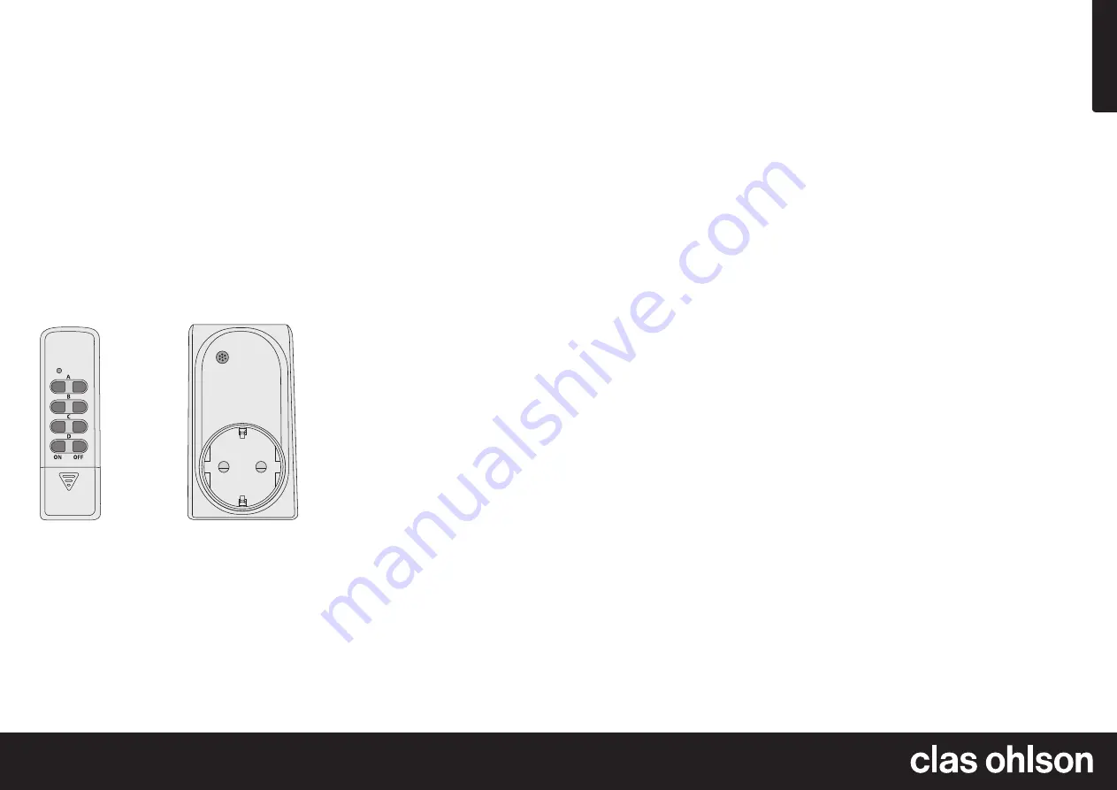 Clas Ohlson 50027 Operating Instructions Manual Download Page 1