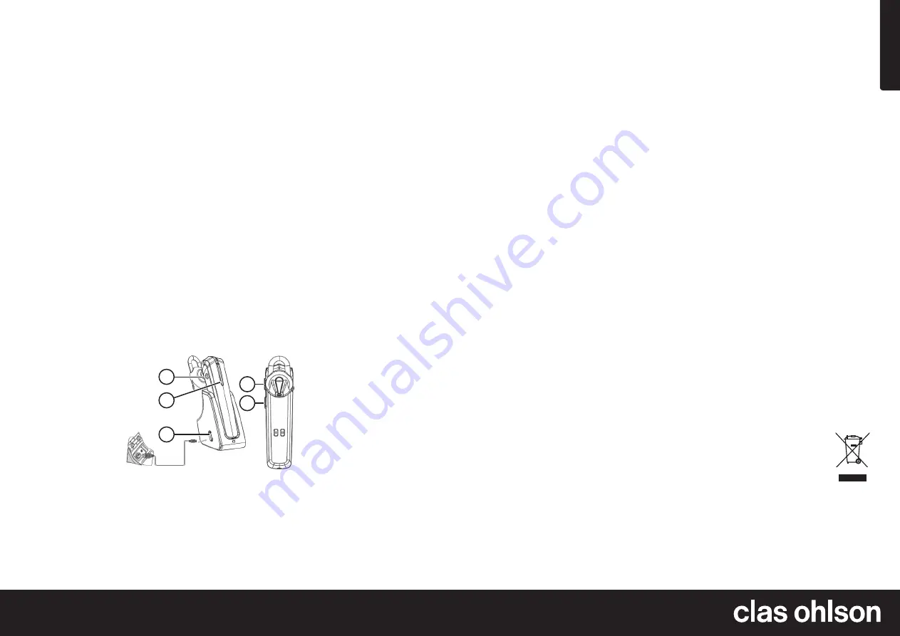 Clas Ohlson BL-V2 Manual Download Page 1