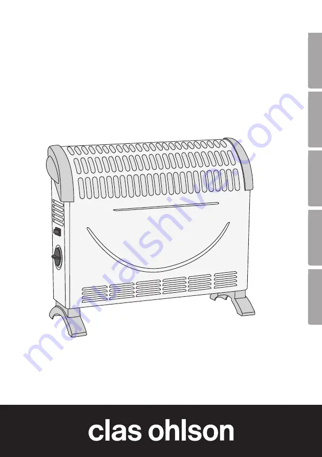 Clas Ohlson CH-1500M THER Instruction Manual Download Page 1