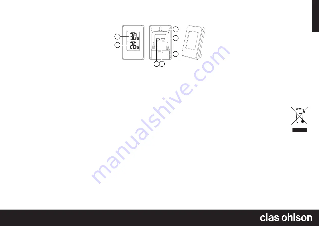 Clas Ohlson E0108T2C Instruction Manual Download Page 1