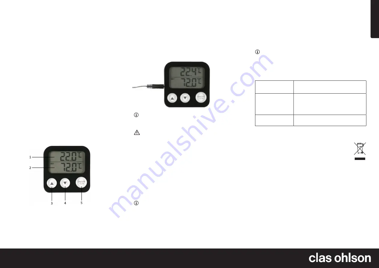 Clas Ohlson OT5228B Manual Download Page 1