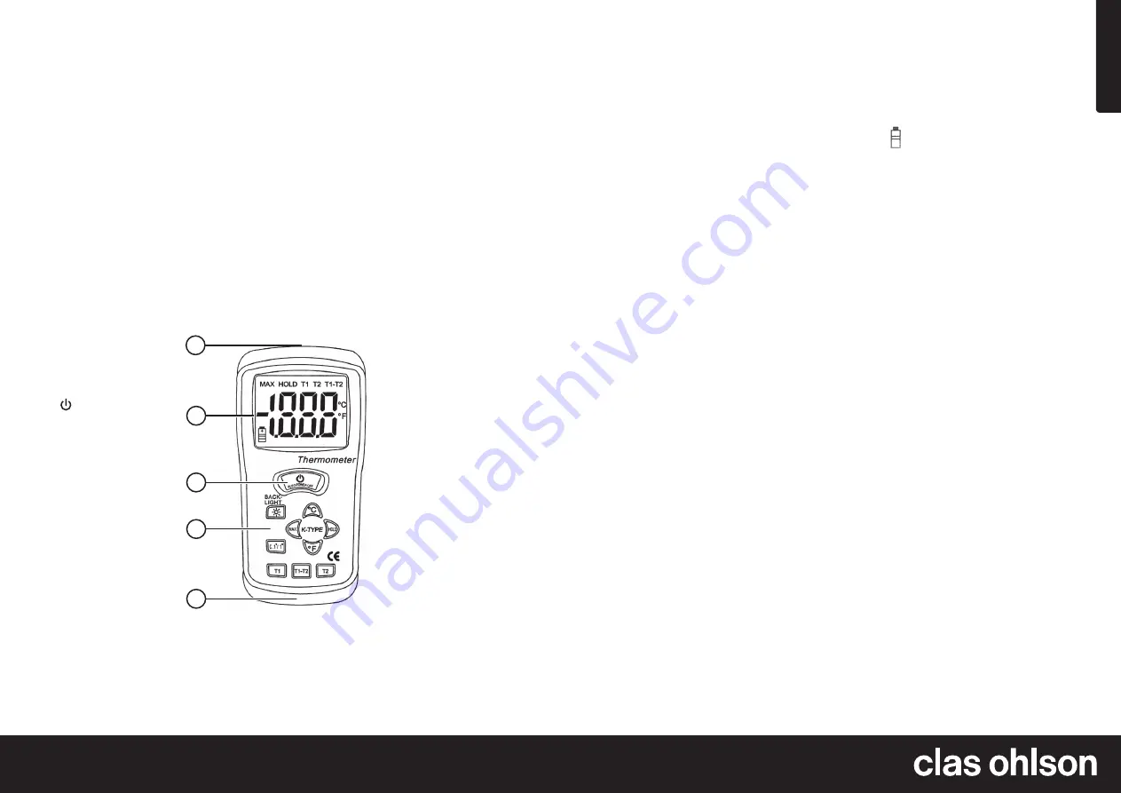 Clas Ohlson ST 162 Quick Start Manual Download Page 1