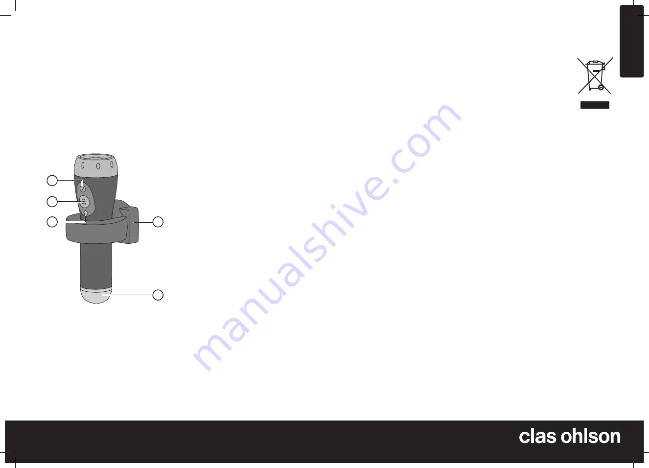 Clas Ohlson WTG-043 Instruction Manual Download Page 1