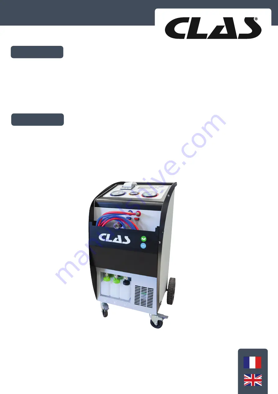 CLAS AC 8000 Manual Download Page 1