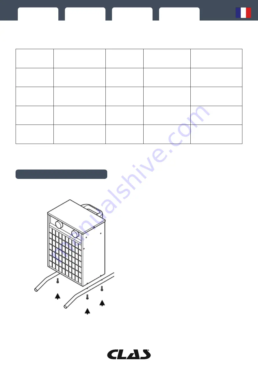 CLAS CH 0001 Manual Download Page 4