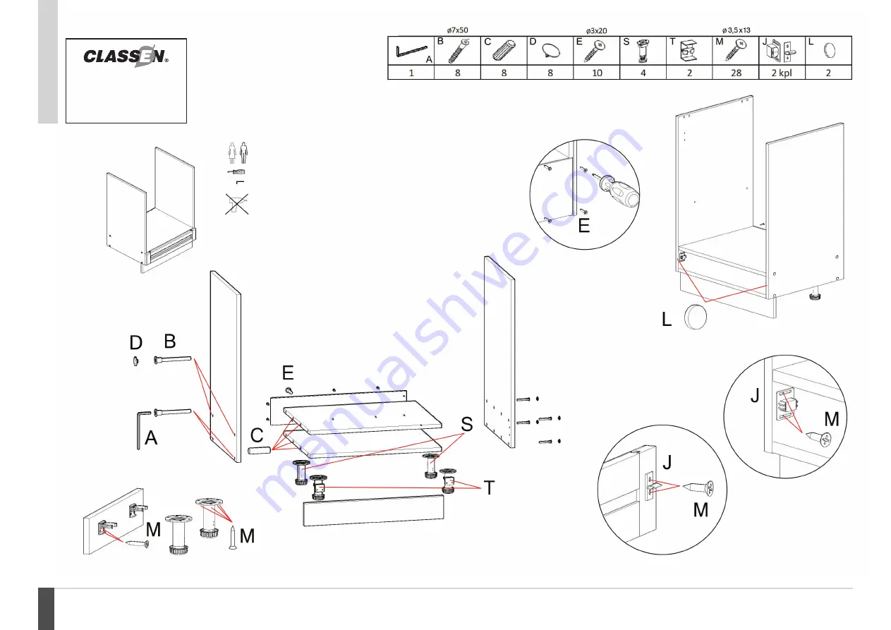 Classen S60_PI Assembly And Installation Instructions Download Page 1