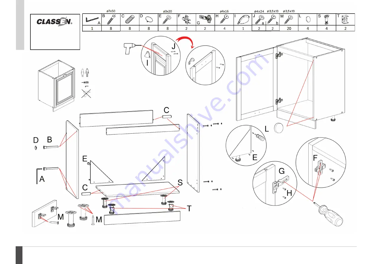 Classen S60_ZLEW Assembly/Installation Instructions Download Page 1