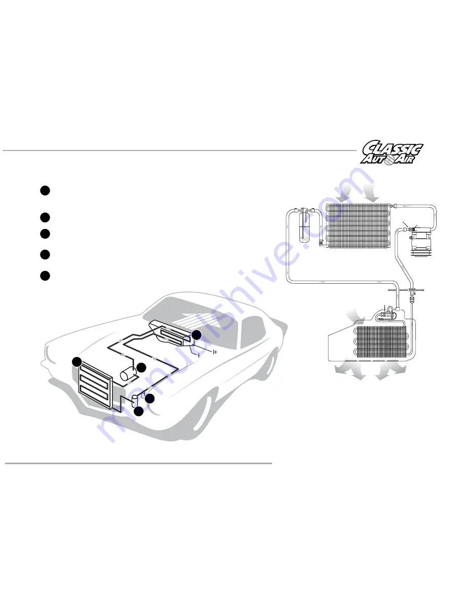 Classic AutoAir 1971-1973 Mustang A/C system Installation Manual Download Page 5