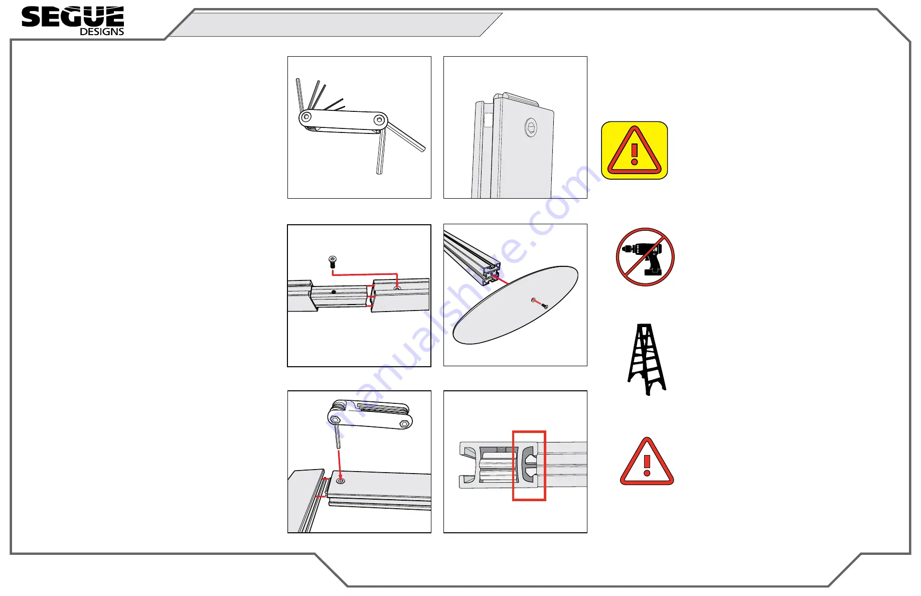 Classic Exhibits SEGUE DESIGNS VK-1964 Setup Instructions Download Page 2