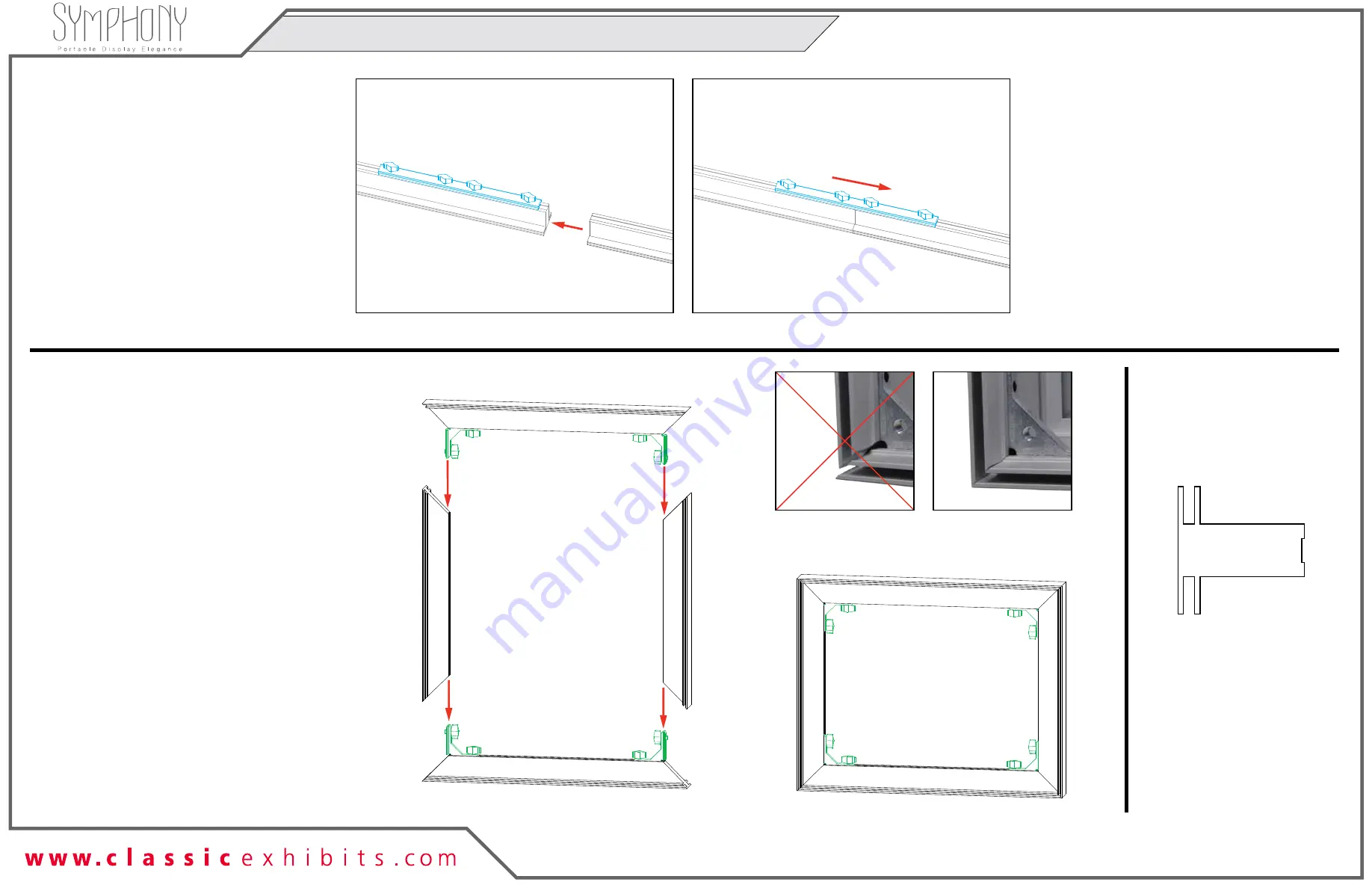 Classic Exhibits Symphony SYK-1001 Setup Instructions Download Page 4