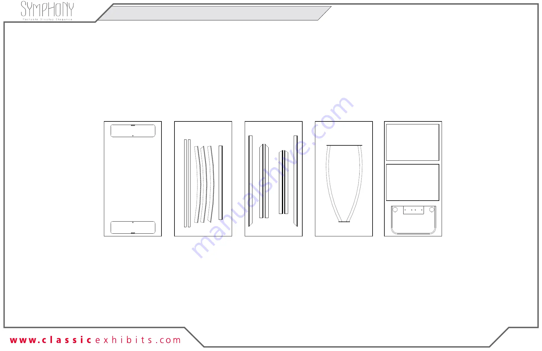 Classic Exhibits Symphony SYK-1005 Скачать руководство пользователя страница 5