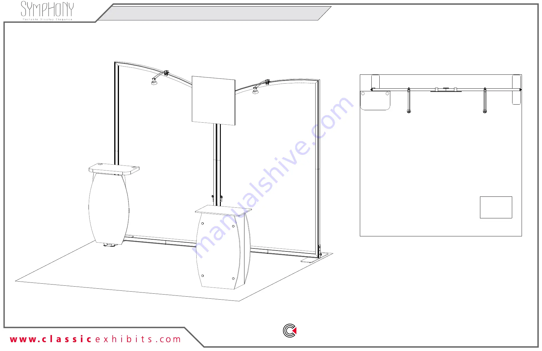 Classic Exhibits SYMPHONY SYK-1021 Setup Instructions Download Page 1