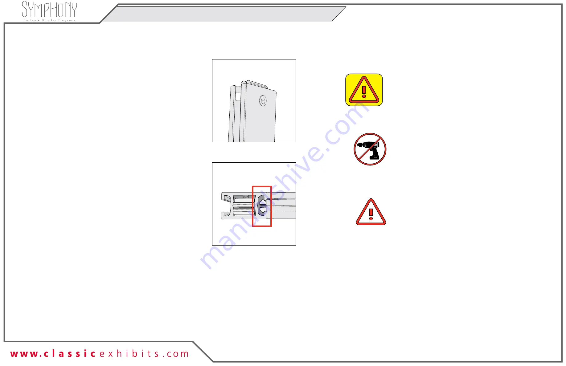 Classic Exhibits SYMPHONY SYK-1021 Setup Instructions Download Page 3