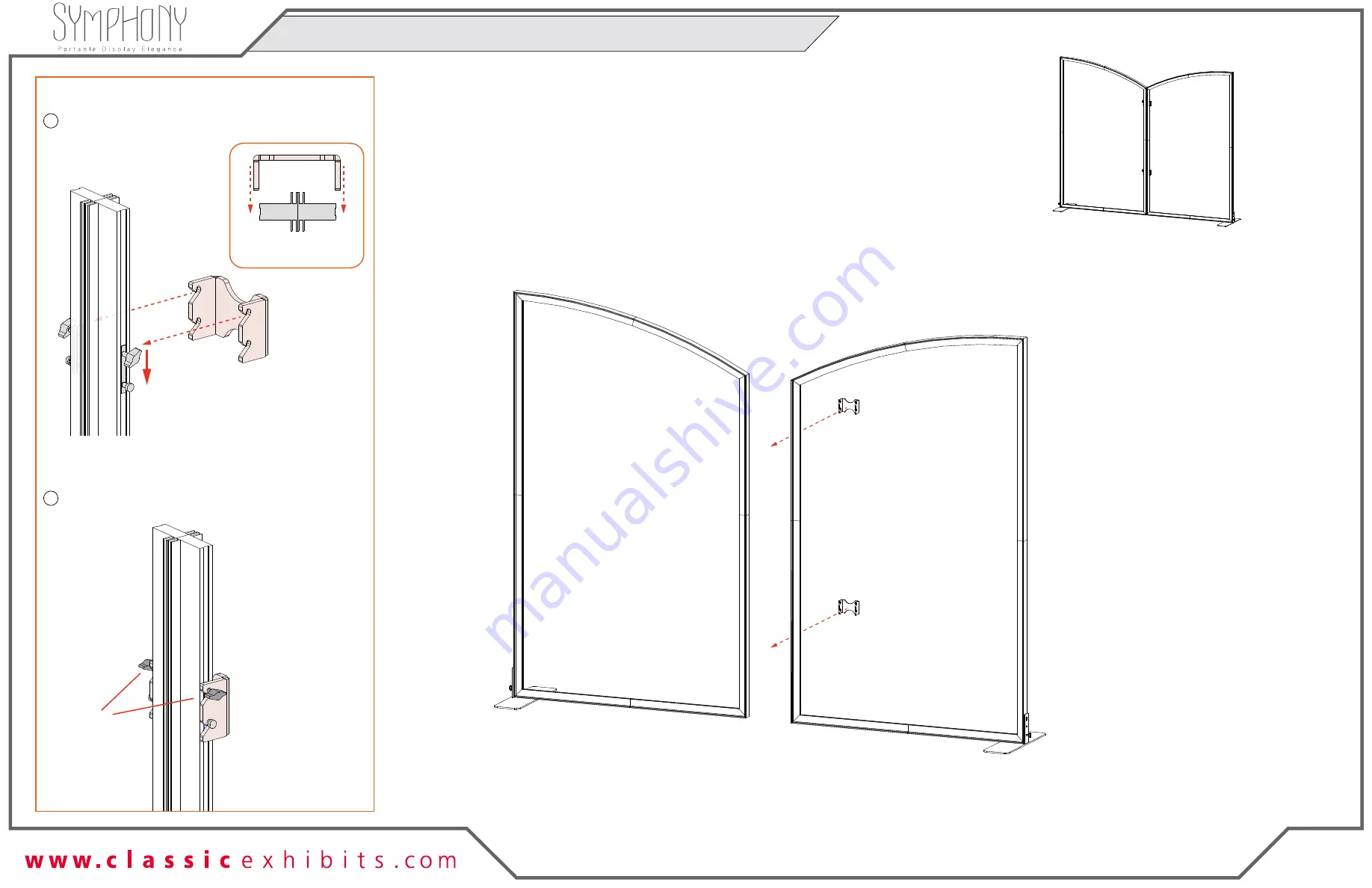 Classic Exhibits SYMPHONY SYK-1021 Setup Instructions Download Page 7