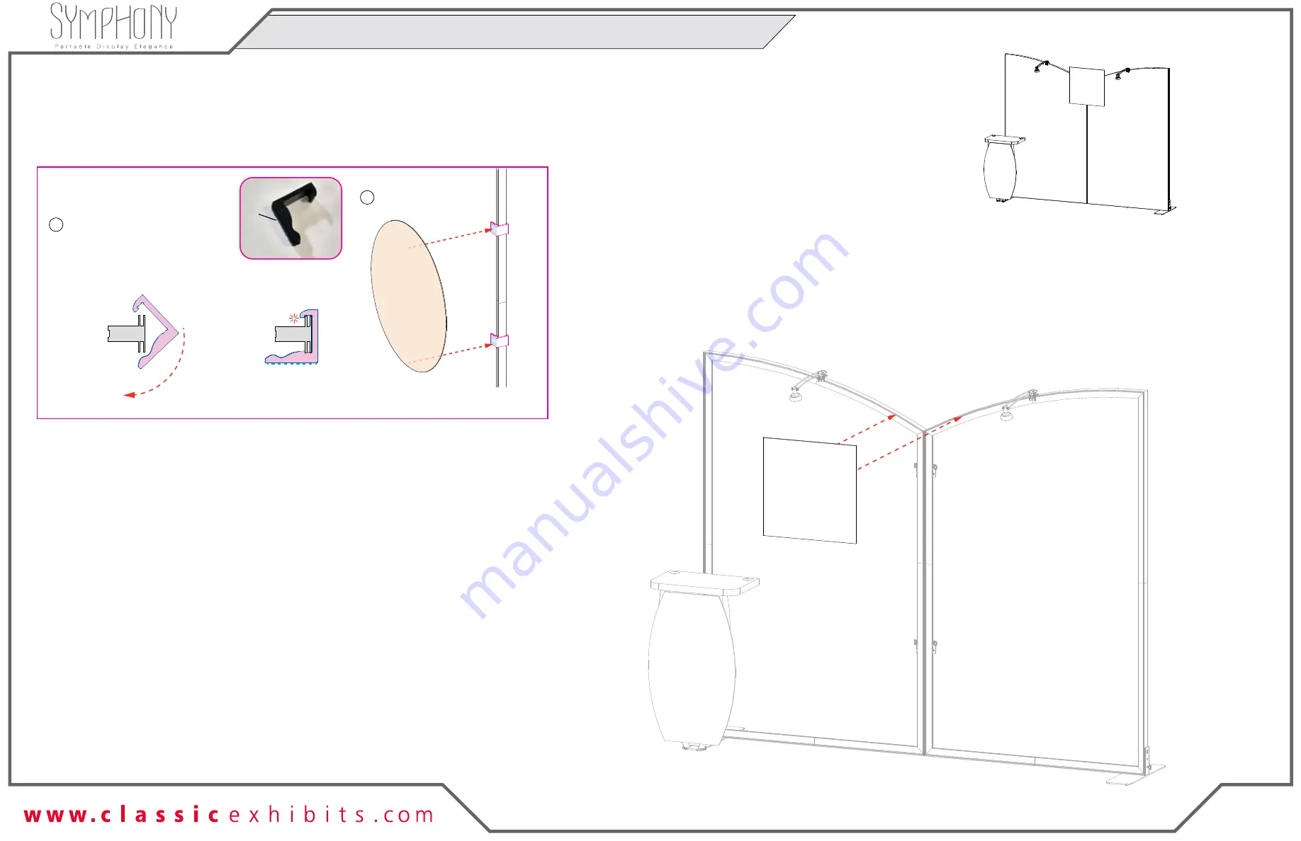 Classic Exhibits SYMPHONY SYK-1021 Setup Instructions Download Page 10