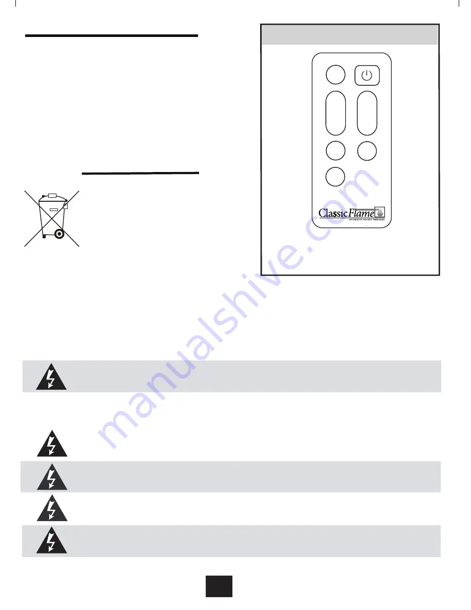 ClassicFlame 39EB500ARA User Manual Download Page 7