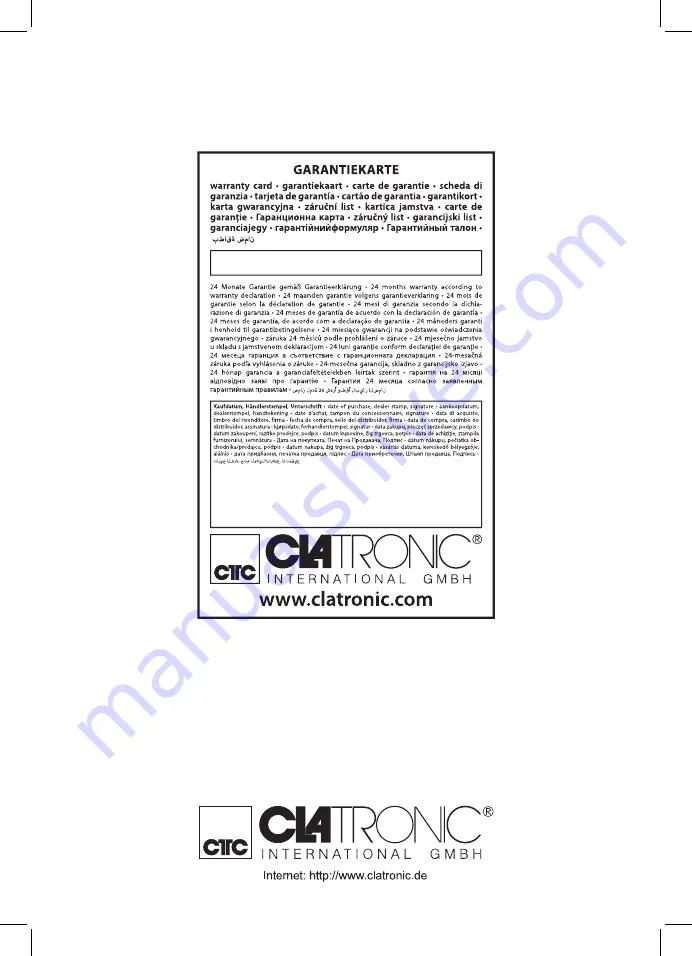 Clatronic 263657 Instruction Manual Download Page 39