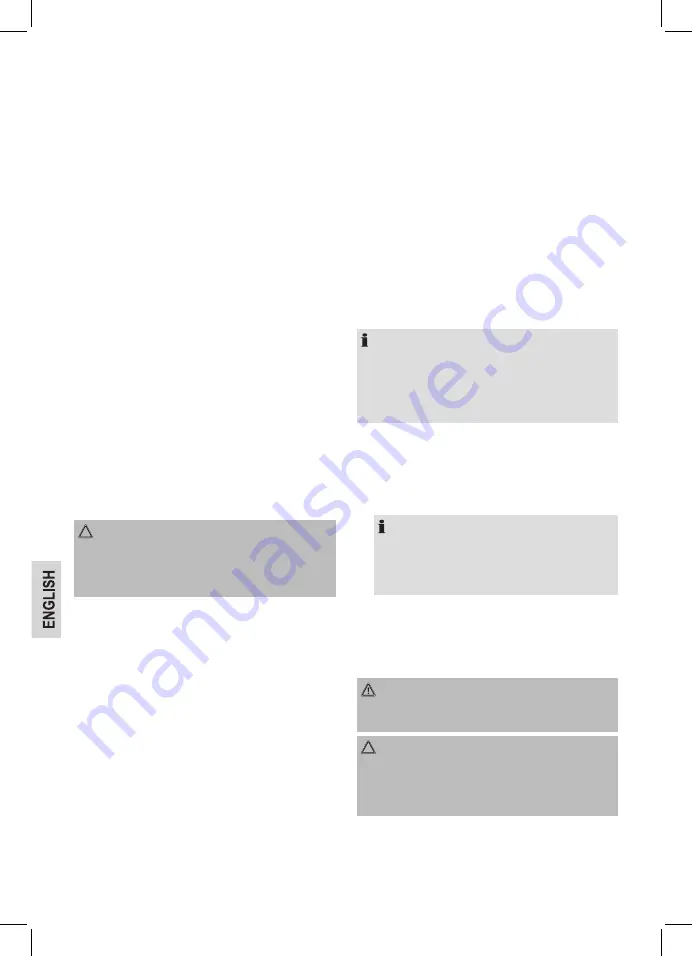 Clatronic DBS 3461 Instruction Manual Download Page 30