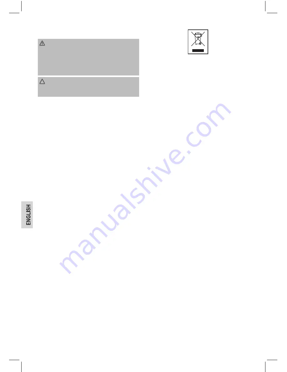 Clatronic DR 3431 Instruction Manual Download Page 26