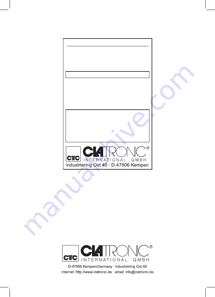 Clatronic EKP 3405 Скачать руководство пользователя страница 36