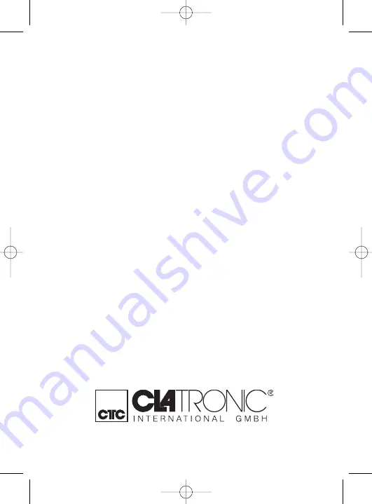 Clatronic KRC 544 Instruction Manual & Guarantee Download Page 38