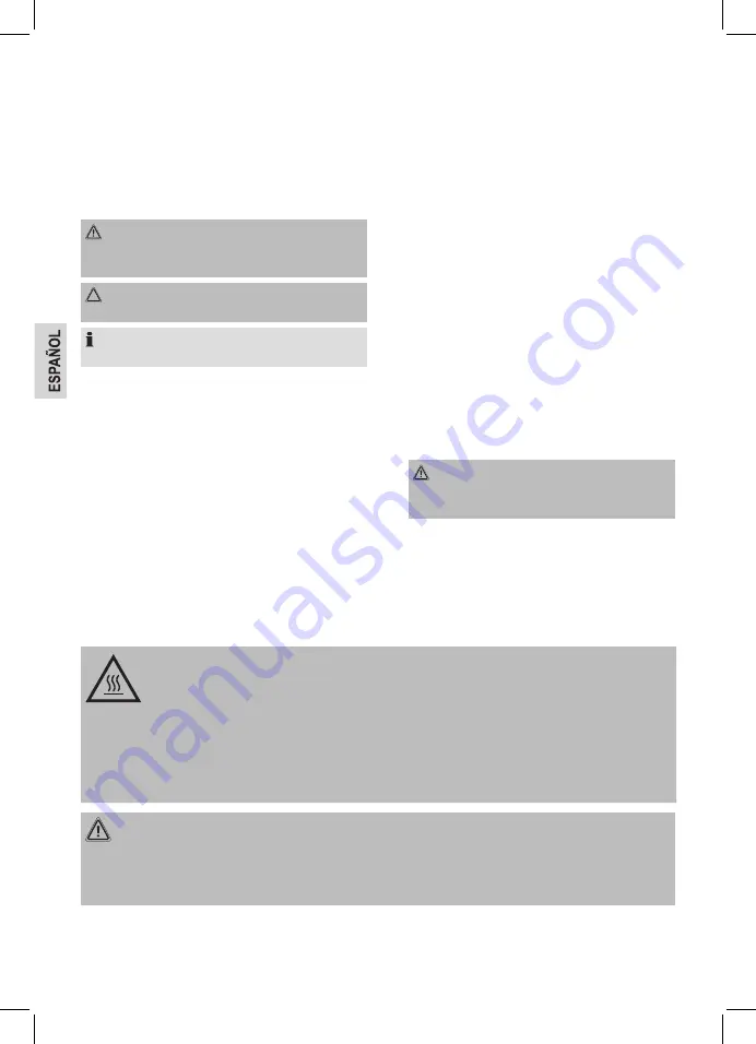 Clatronic MG 3519 Instruction Manual Download Page 20