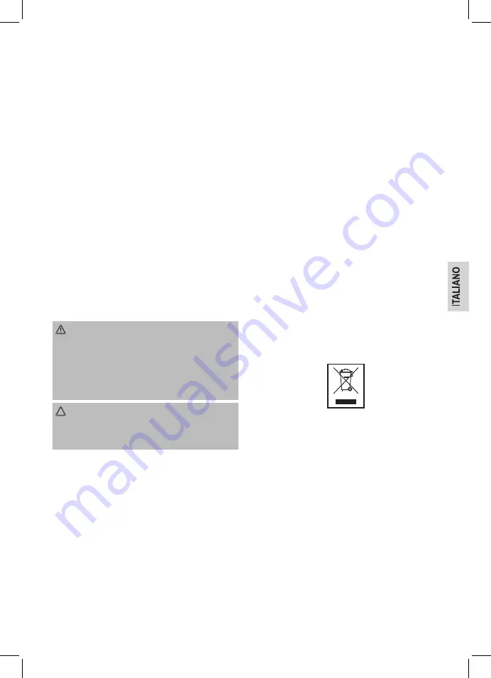 Clatronic RG 3518 Instruction Manual Download Page 23