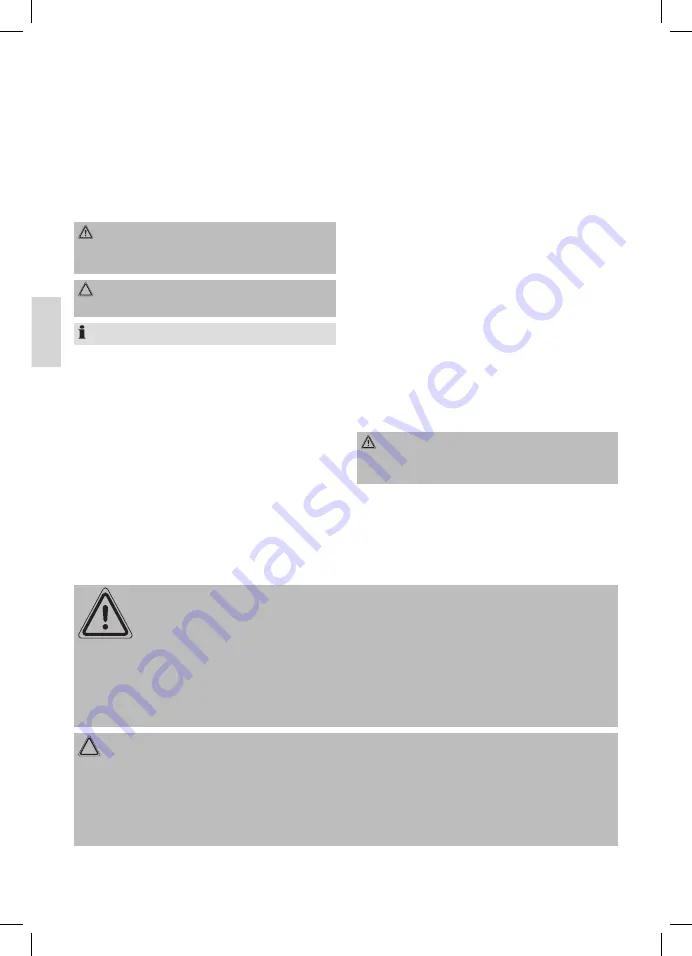 Clatronic RG 3592 Operating Instructions Manual Download Page 18