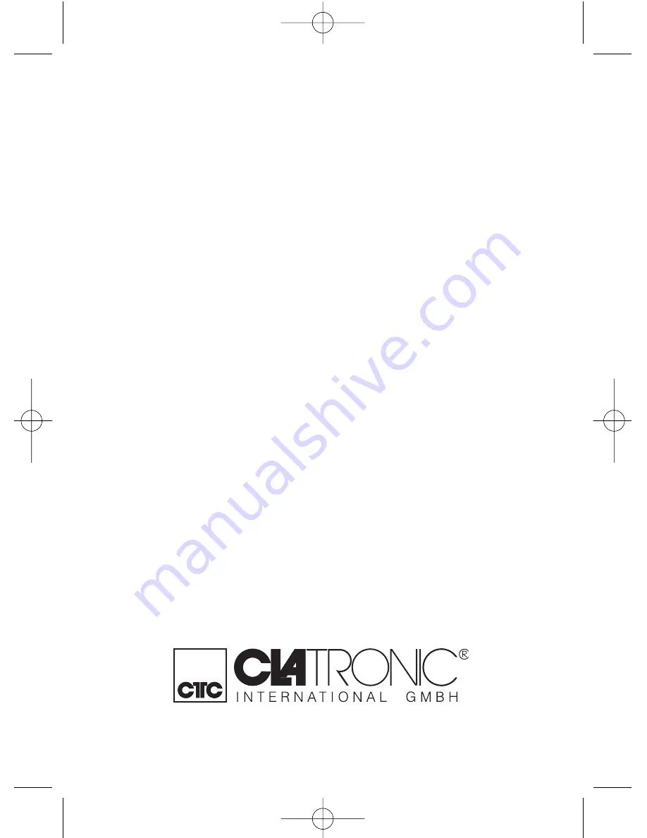 Clatronic SLS 538 Instruction Manual Download Page 16