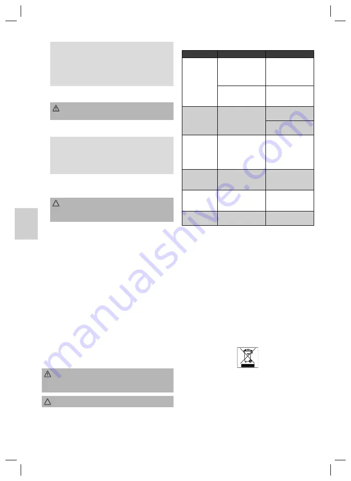 Clatronic WA 3273 Instruction Manual Download Page 20