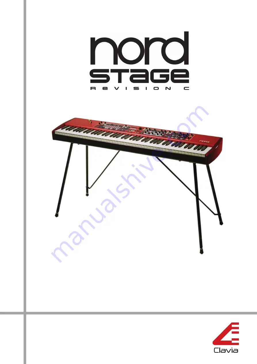 Clavia Nord Stage Revision C User Manual Download Page 1