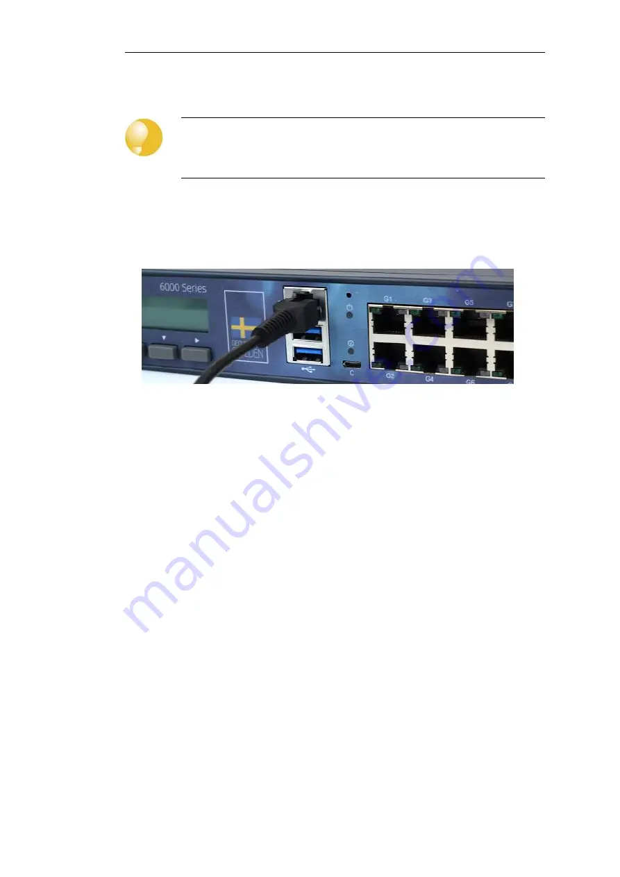 Clavister NetWall 6000 Series Getting Started Manual Download Page 29