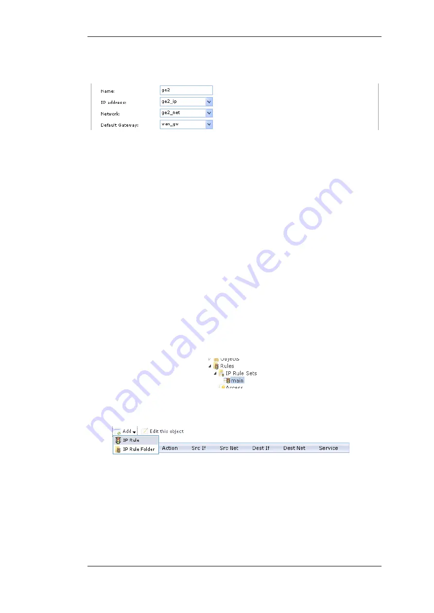 Clavister SG4300 Series Getting Started Manual Download Page 36