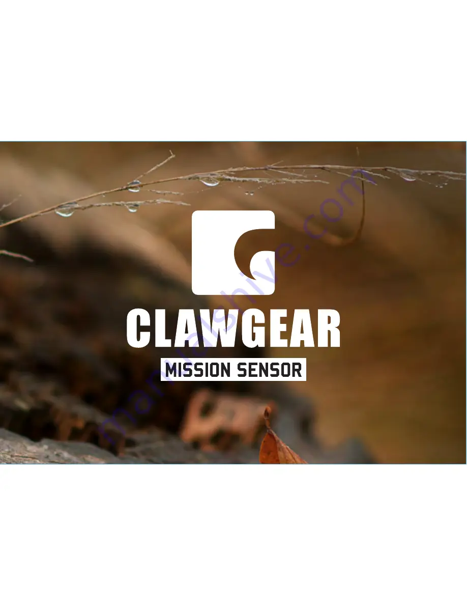 Clawgear Mission Sensor Скачать руководство пользователя страница 1