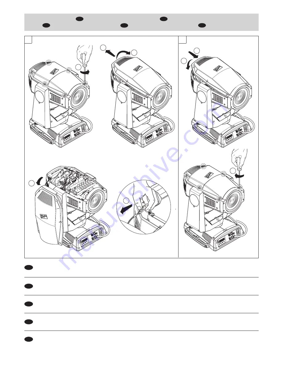 Clay Paky ALPHA SPOT 575 C61065 Instruction Manual Download Page 35