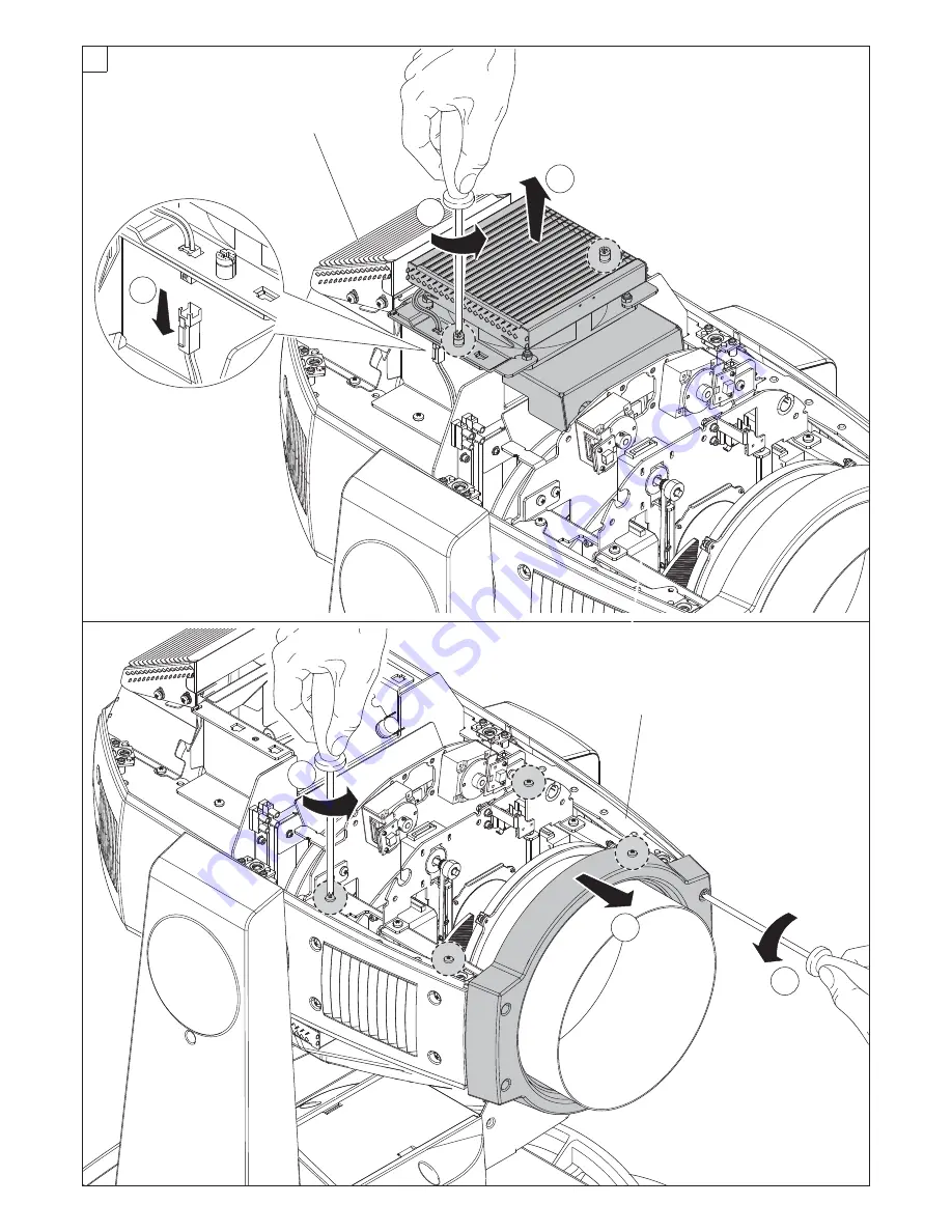 Clay Paky alpha wash 1200 Instruction Manual Download Page 34