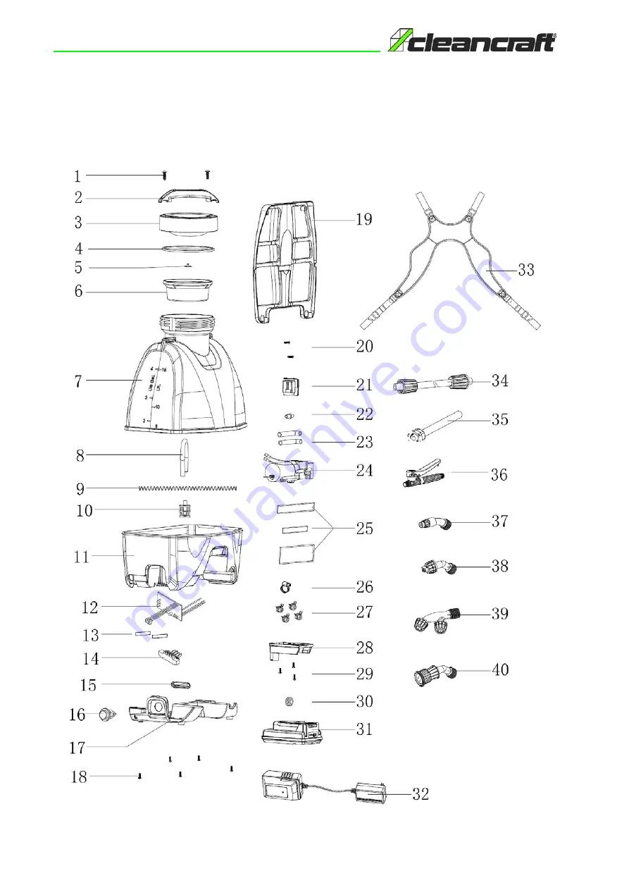 CleanCraft ADSG 15 Operating Instructions Manual Download Page 18