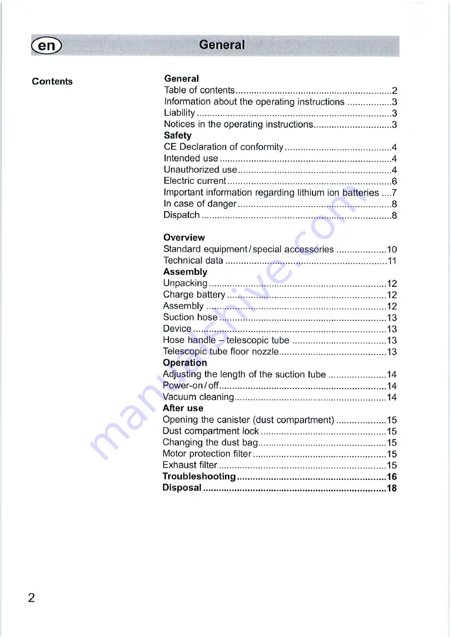 Cleanfix RS08B Manual Download Page 17