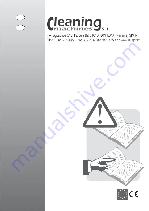 Cleaning Machines KF45BBC Manual Download Page 1