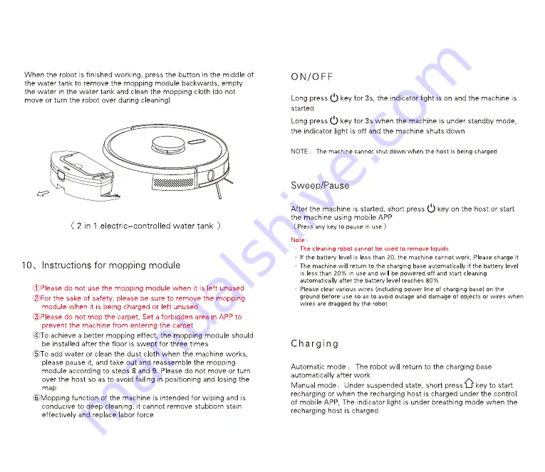 Cleanmate LDS700 Manual Download Page 66