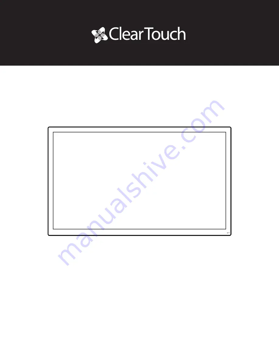 Clear Touch 7000XE Series User Manual Download Page 1